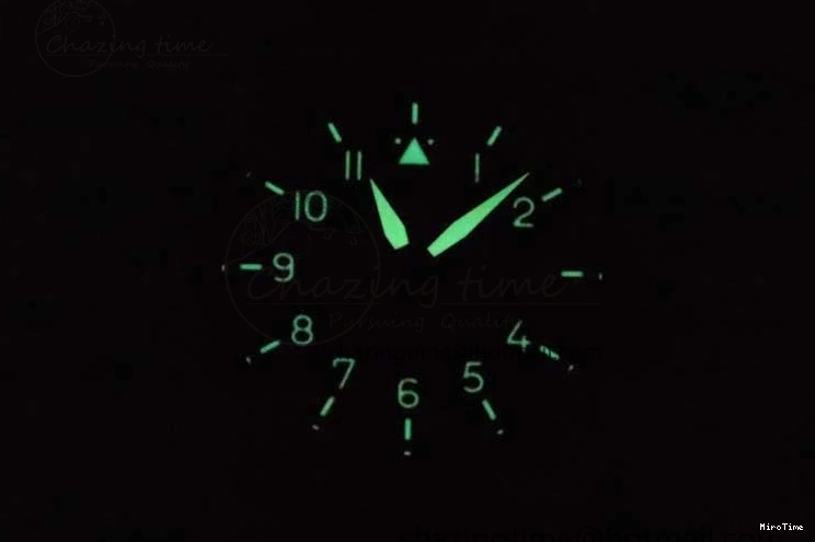 MIROTIME 0705 Mark XVIII IW327006 Titanium M+F 1:1 Best Edition Black Dial on Brown Leather Strap A Efficient 7052